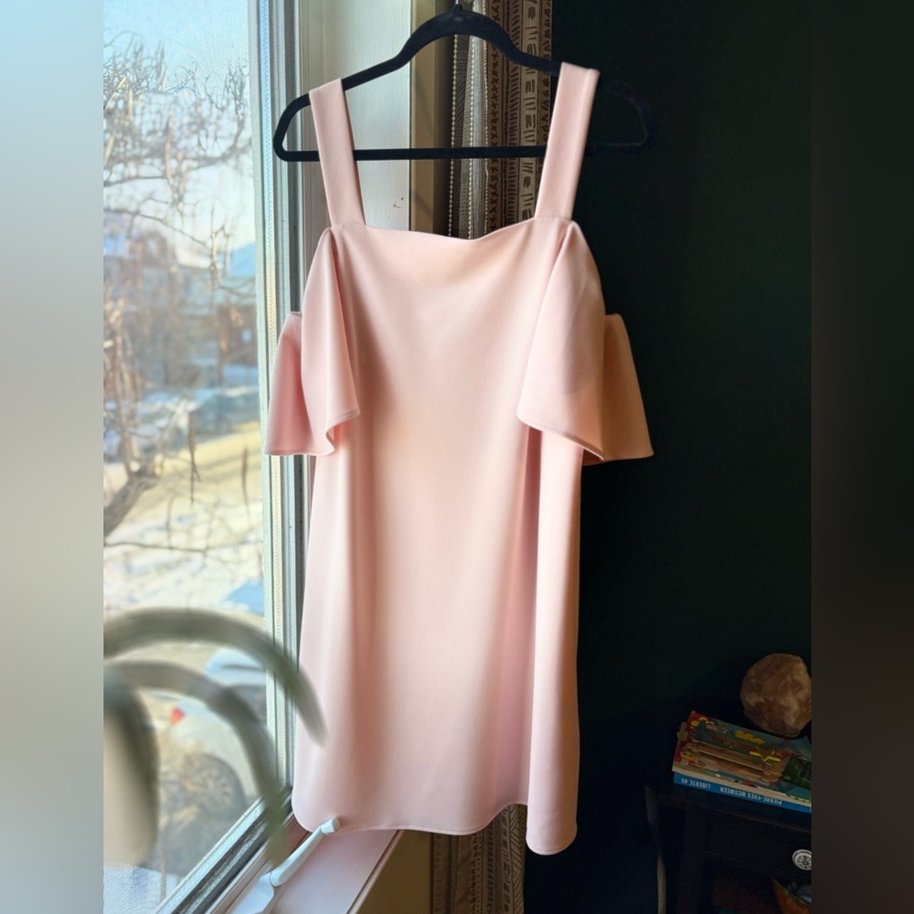 Emma & Michele blush pink shoulder dress Light Pink - size L